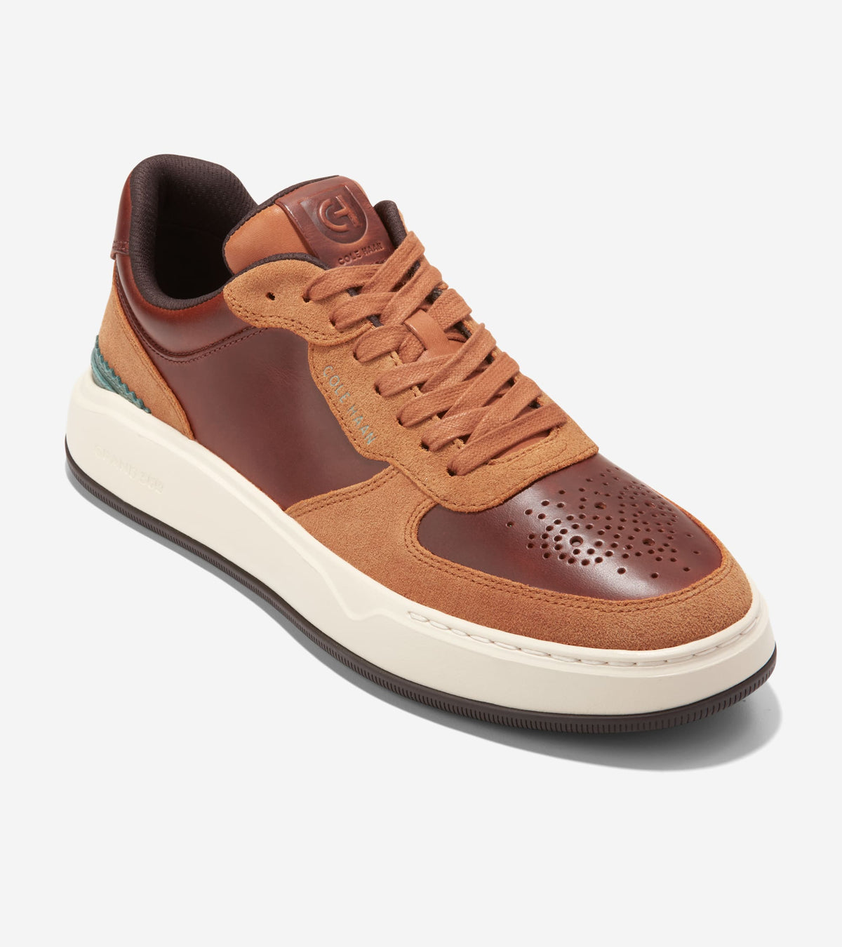Ανδρικά GrandPrø Crossover Sneakers Acorn Brown-Trellis-Ivory (C38995M) - Cole Haan