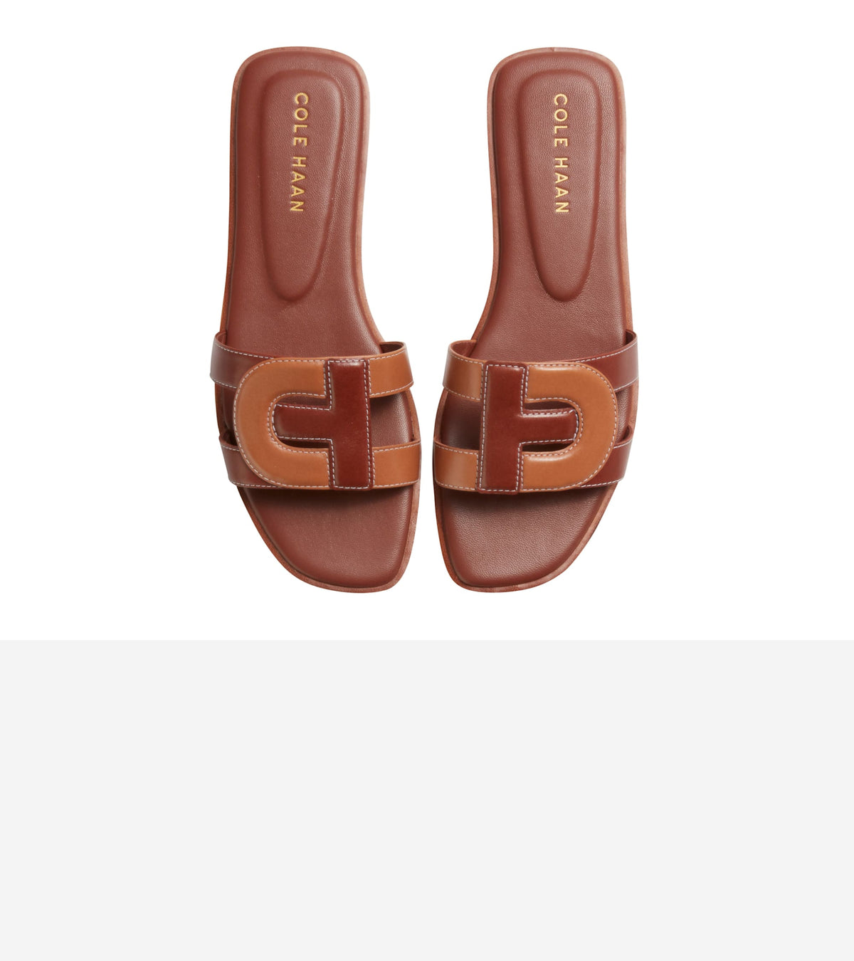 Γυναικεία Chrisee Slide Sandals Dark Cuoio Brown-Pecan (W29329B) - Cole Haan