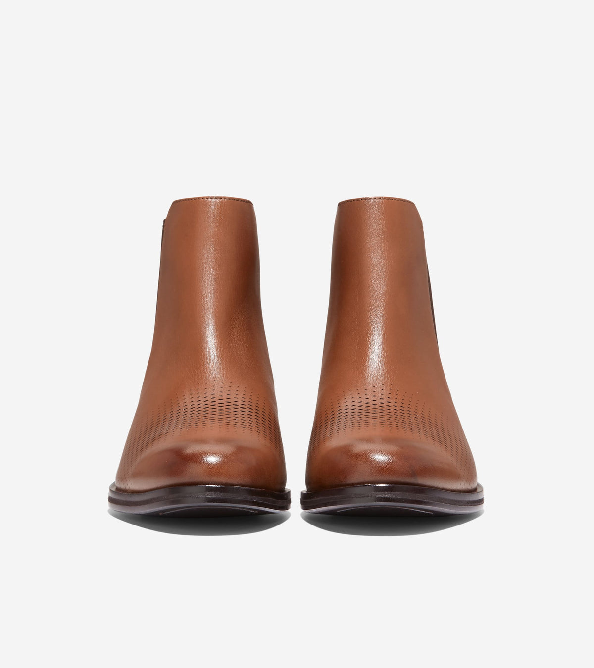 Ανδρικά Washington Grand Laser Chelsea Boots British Tan-Dark Chocolate (C38374M) - Cole Haan