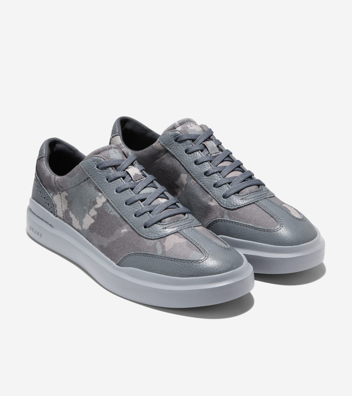 Ανδρικά GrandPrø Rally Canvas T-Toe Sneakers Turbulence Camo-Harbor Mist (C37439M) - Cole Haan