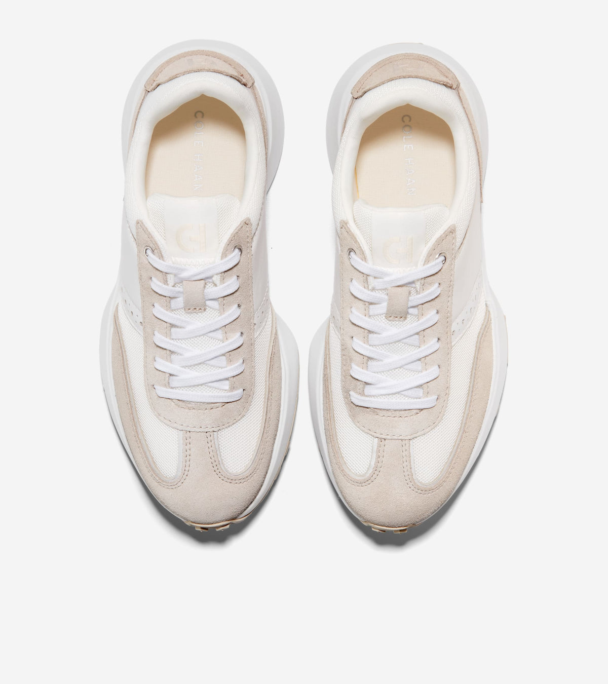 Γυναικεία Grand Crosscourt Meadow Runner Optic White-Ivory Suede-Optic White (W28719B) - Cole Haan