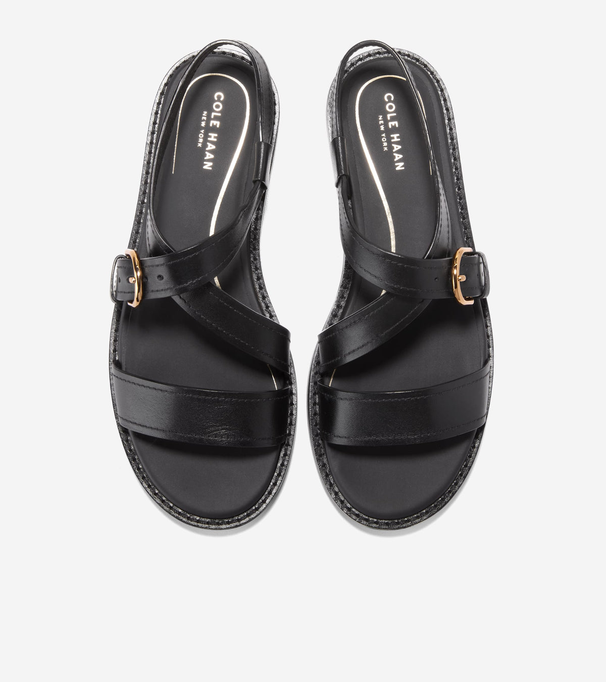 Γυναικεία Kami Buckle Sandals Black (W35566B) - Cole Haan