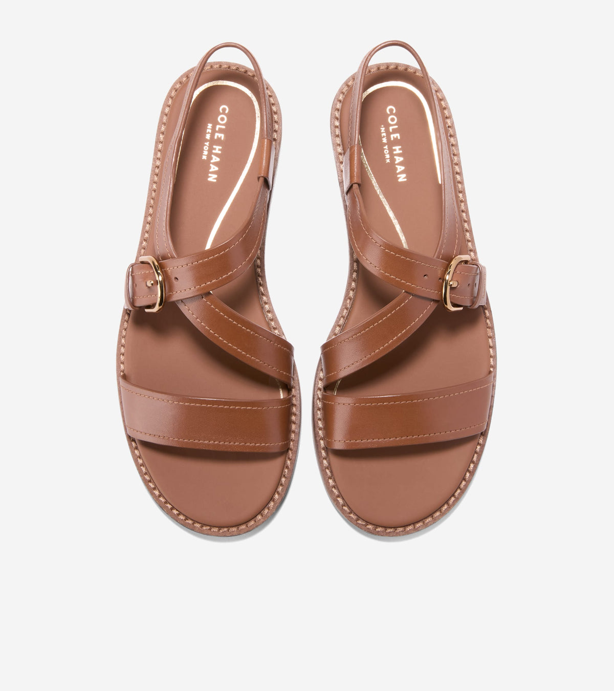 Γυναικεία Kami Buckle Sandals British Tan (W35570) - Cole Haan