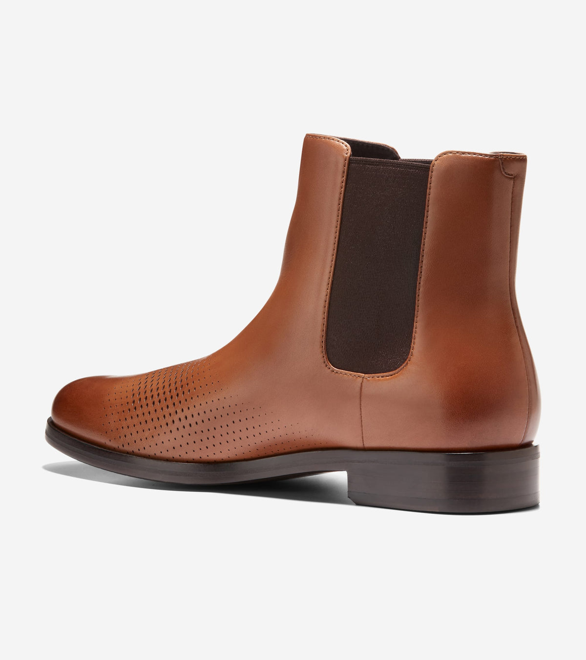 Ανδρικά Washington Grand Laser Chelsea Boots British Tan-Dark Chocolate (C38374M) - Cole Haan