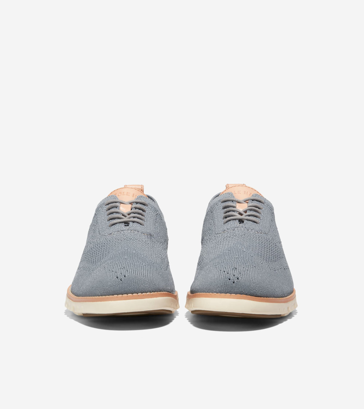 Ανδρικά ZERØGRAND Wingtip Oxfords Ironstone Stitchlite™-Ivory (C24944W) - Cole Haan