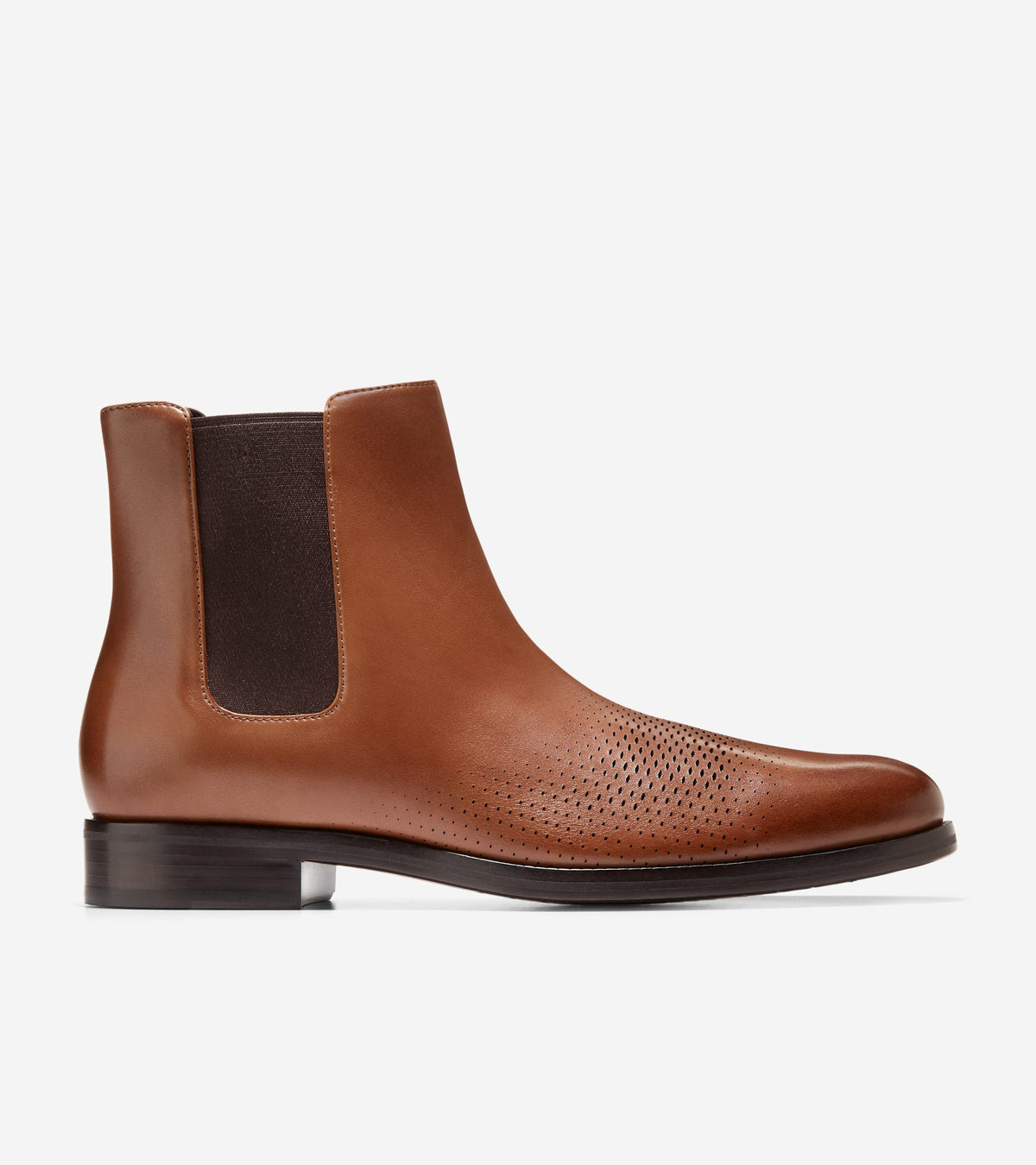 Ανδρικά Washington Grand Laser Chelsea Boots British Tan-Dark Chocolate (C38374M) - Cole Haan