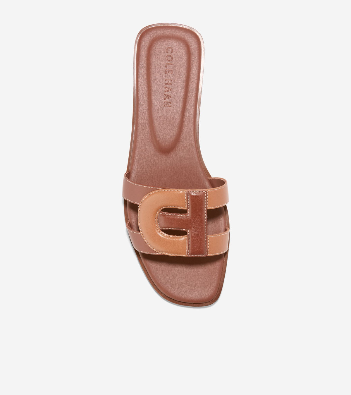Γυναικεία Chrisee Slide Sandals Dark Cuoio Brown-Pecan (W29329B) - Cole Haan