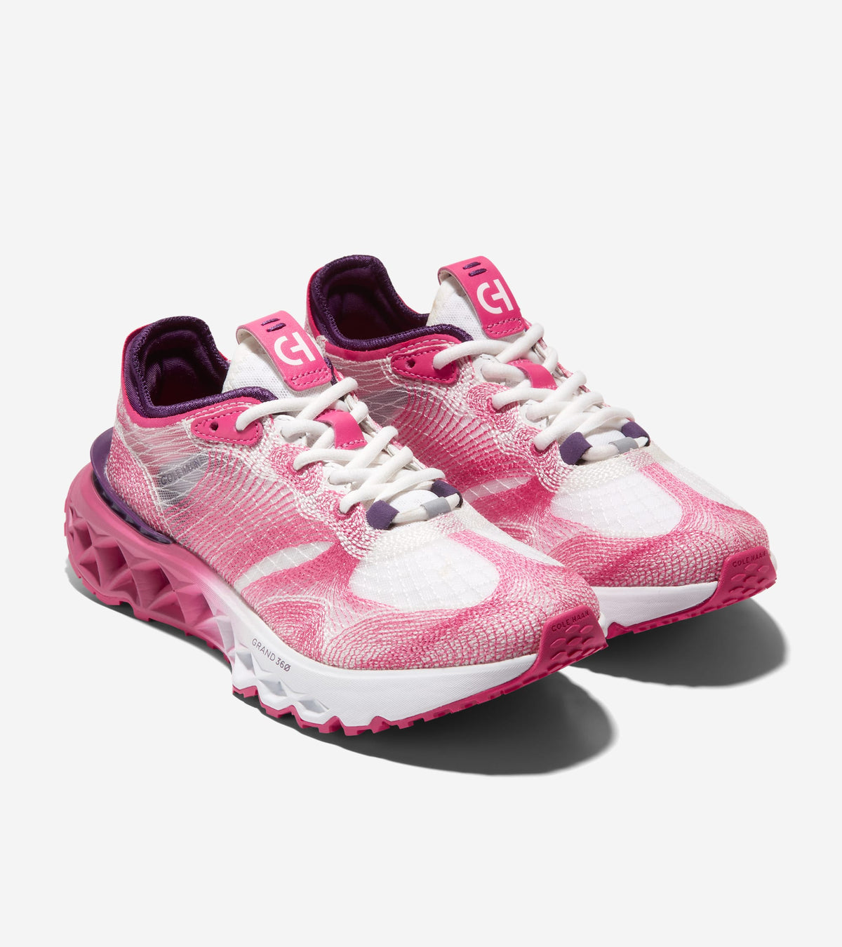 Γυναικεία 5.ZERØGRAND Embrostitch Running Sneakers Pink Yarrow-Blackberry Cordial-White Optic (W30063C) - Cole Haan