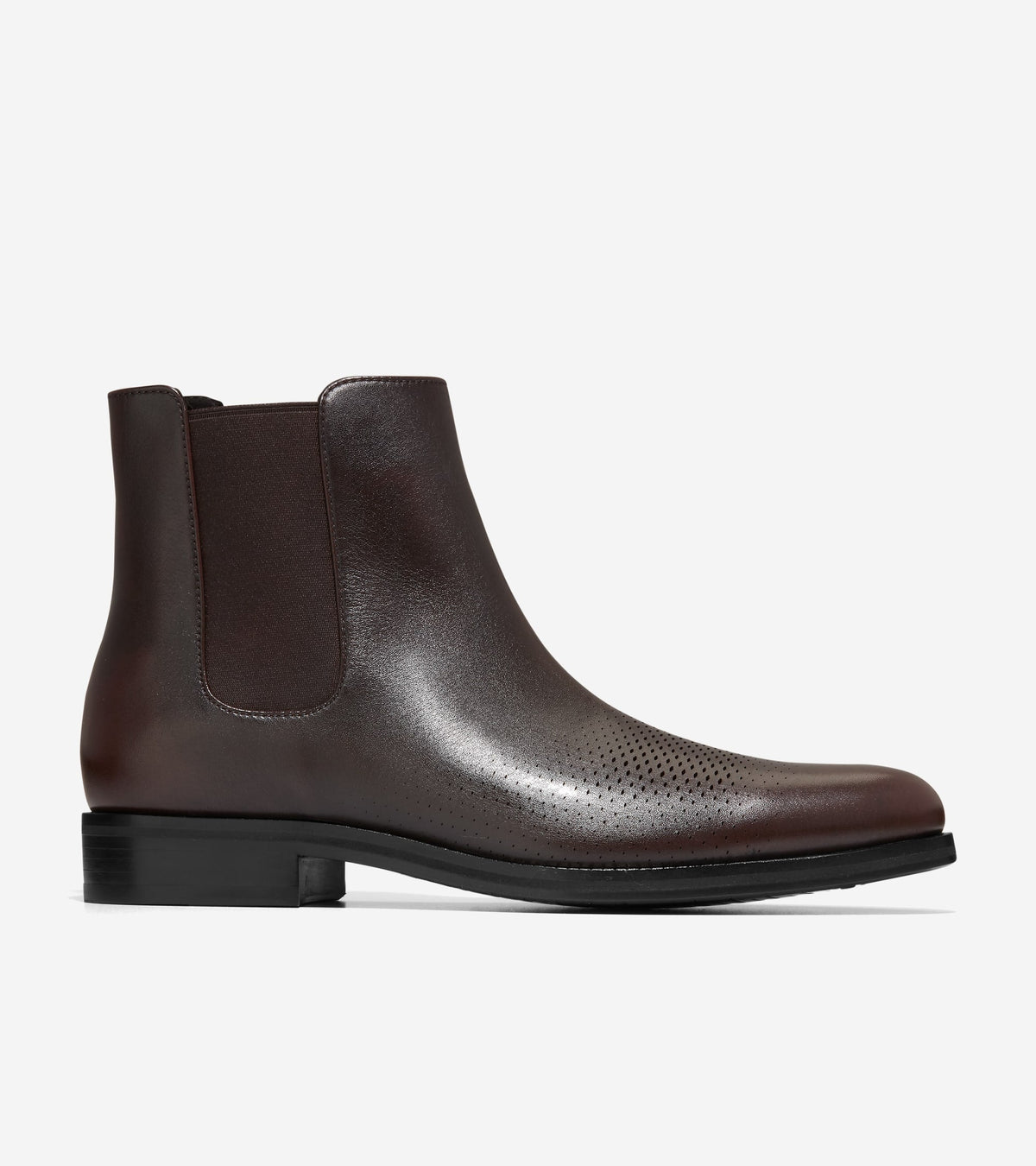Ανδρικά Washington Grand Laser Chelsea Boots Dark Chocolate-Black (C38376M) - Cole Haan