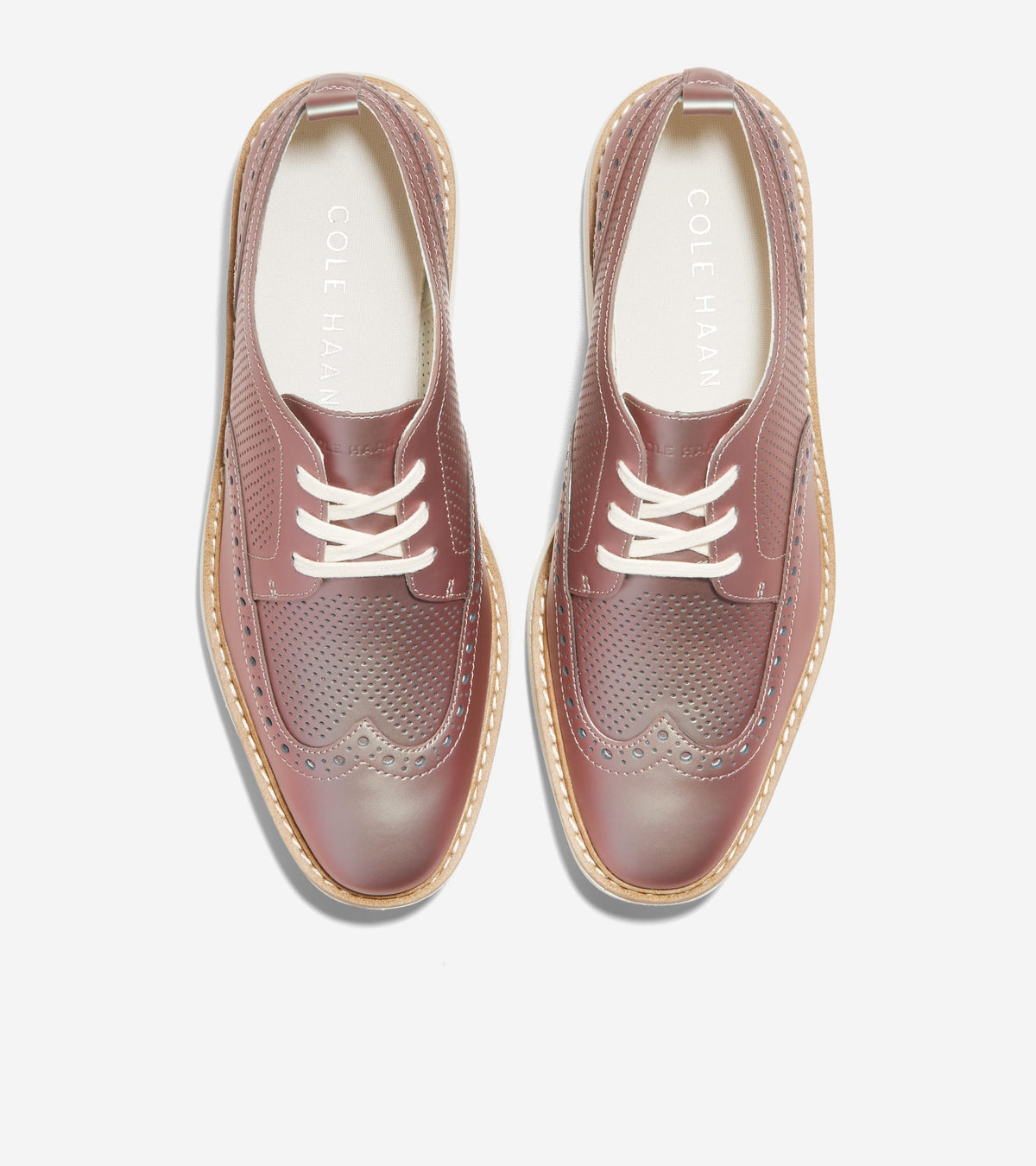 Γυναικεία ØriginalGrand Platform Wingtip Oxfords Iridescent-Ivory (W28702B) - Cole Haan