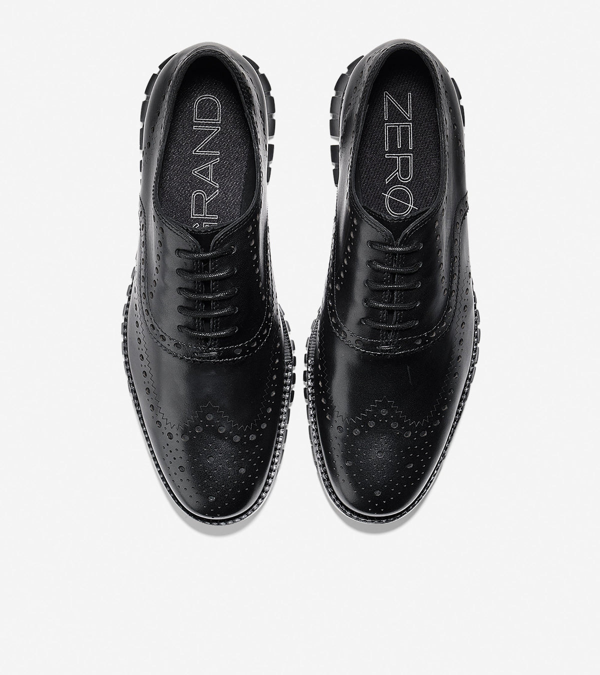 Ανδρικά ZERØGRAND Wingtip Oxford Black-black (C20719) - Cole Haan