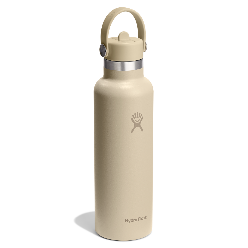 Hydro Flask Μπουκάλι Standard Mouth Flex Straw Cap 621 ml – Oat (S21CFS114)