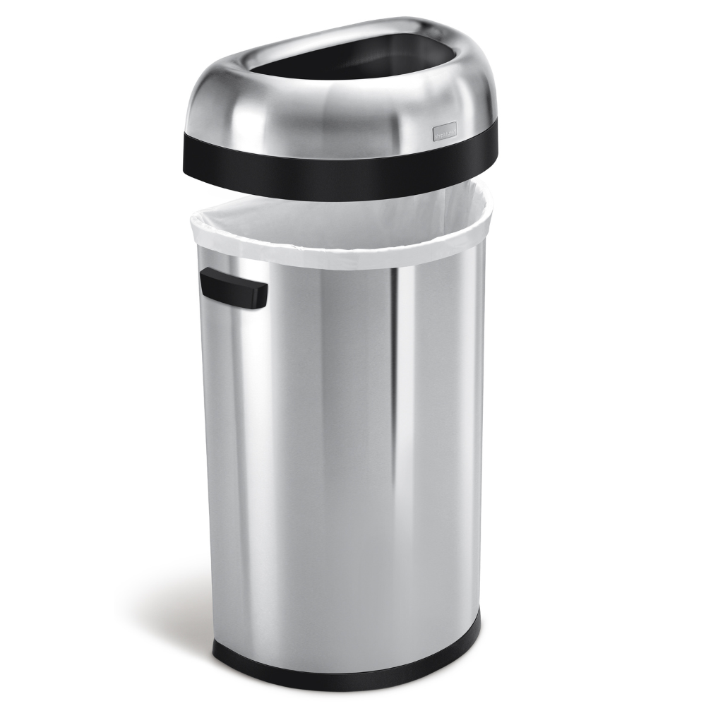 Ημικυκλικός Ανοιχτός Κάδος Απορριμμάτων 60L - CW1468 Simplehuman