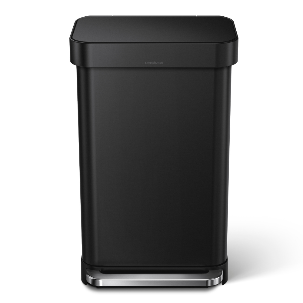 Ορθογώνιος Κάδος με Πεντάλ & Θήκη Σακούλας 45L - CW2092 Simplehuman