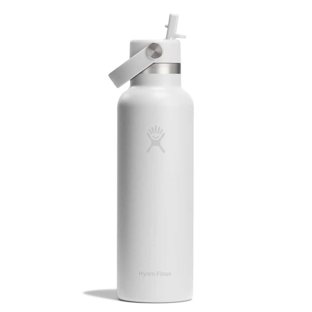 Hydro Flask Μπουκάλι Standard Mouth Flex Straw Cap 621 ml – White (S21CFS110)