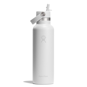 Hydro Flask Μπουκάλι Standard Mouth Flex Straw Cap 621 ml – White (S21CFS110)