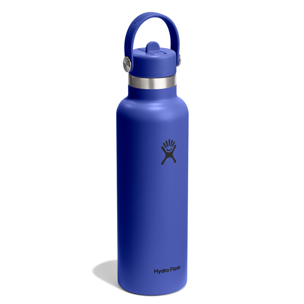 Hydro Flask Μπουκάλι Standard Mouth Flex Straw Cap 621 ml – Capri Blue (S21CFS382)