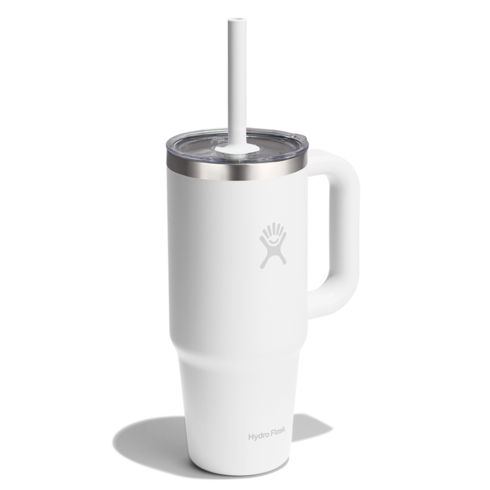 Hydro Flask Ποτήρι All Around™ Travel Tumbler Clear Lid 710 ml – White (TT24PSCC110)