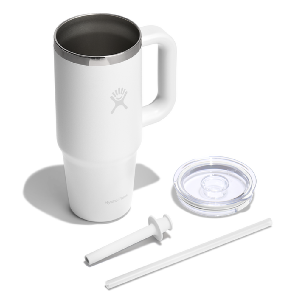 Hydro Flask Ποτήρι All Around™ Travel Tumbler Clear Lid 710 ml – White (TT24PSCC110)