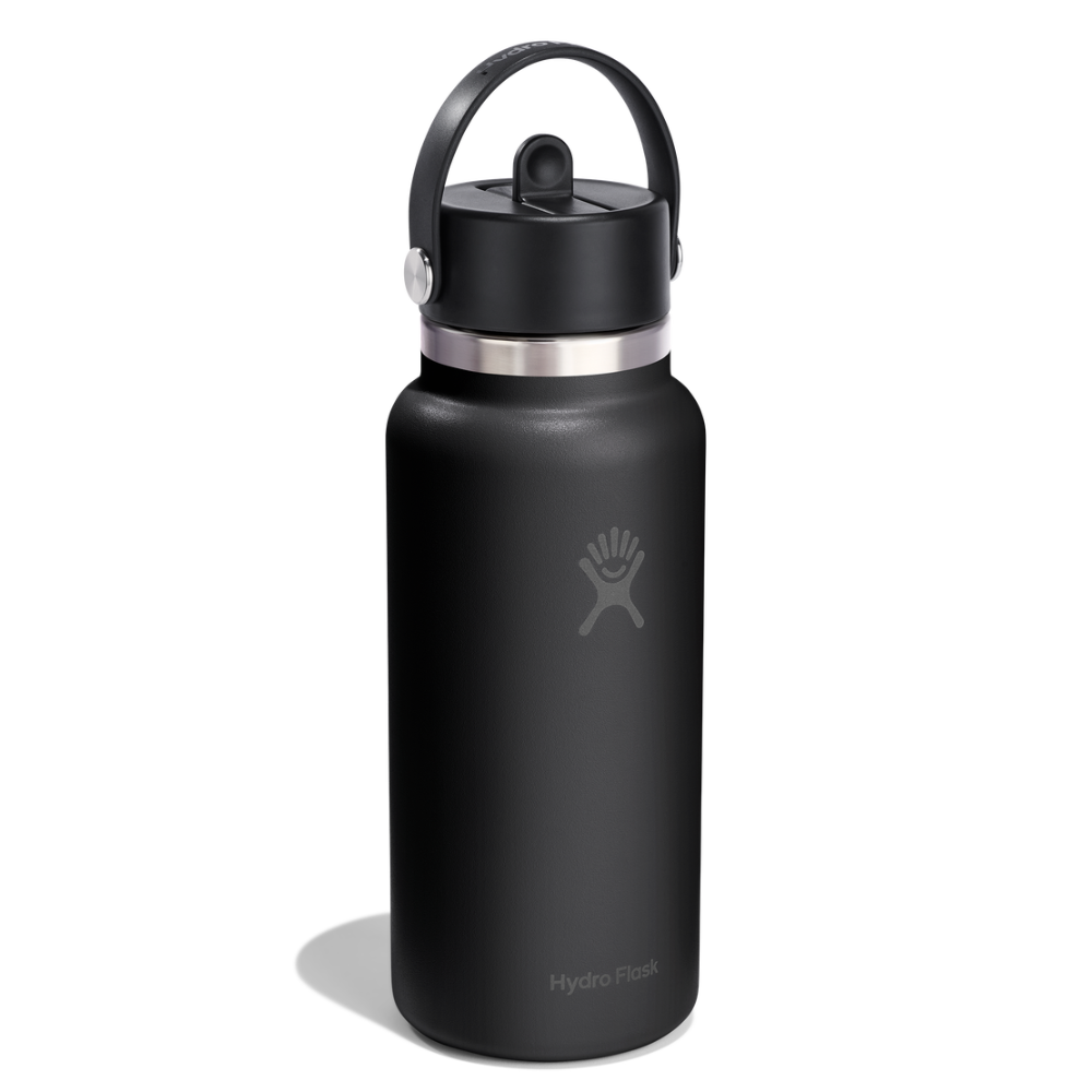 Hydro Flask Μπουκάλι Wide Mouth Flex Straw Cap 946 ml – Black (W32CFS001)