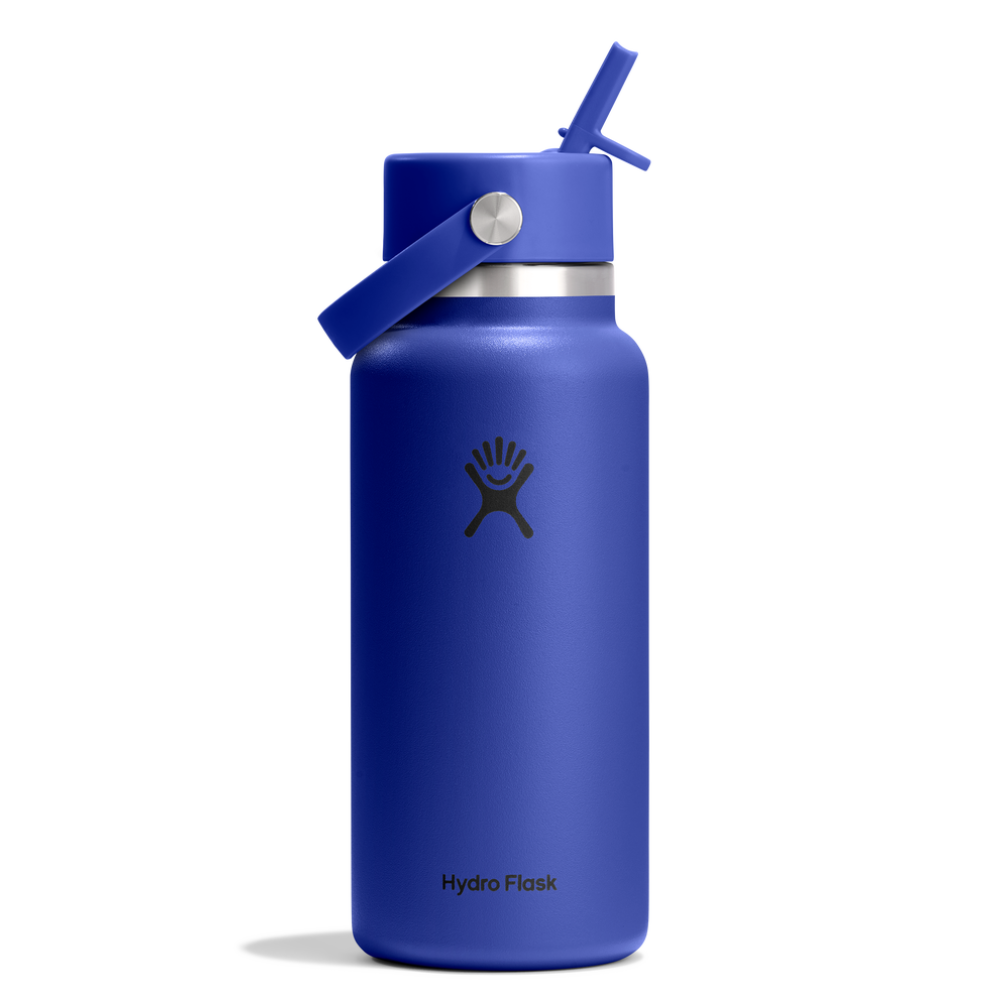 Hydro Flask Μπουκάλι Wide Mouth Flex Straw Cap 946 ml – Capri Blue (W32CFS382)