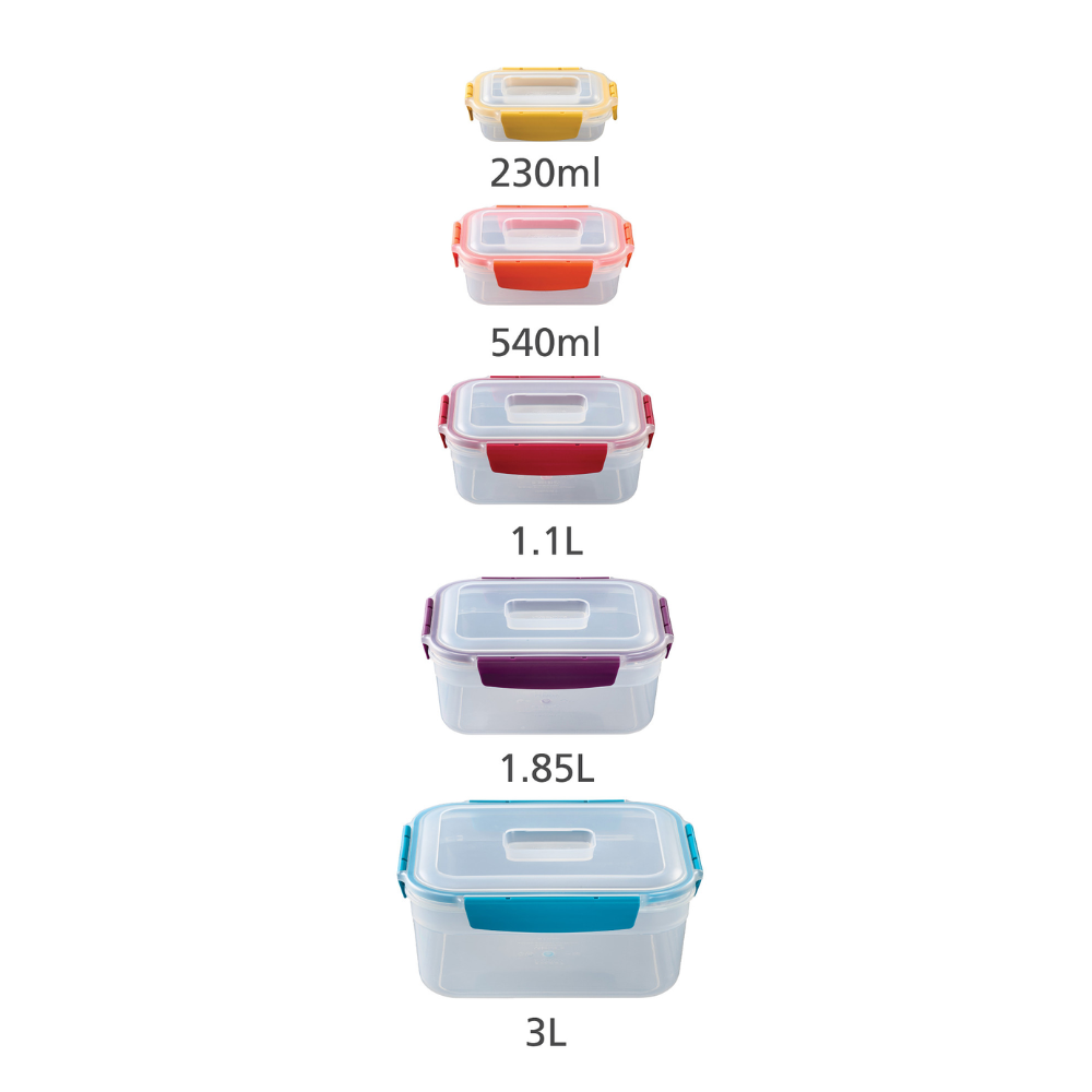 Joseph Joseph Nest Lock 5 Τεμαχίων Σετ Δοχείων Αποθήκευσης 81081