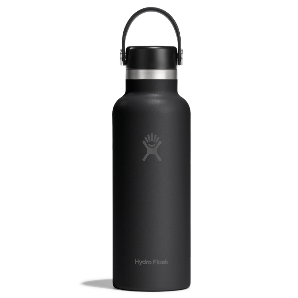 Hydro Flask Μπουκάλι Standard Mouth Flex Cap 532 ml – Black (S18CSX001)