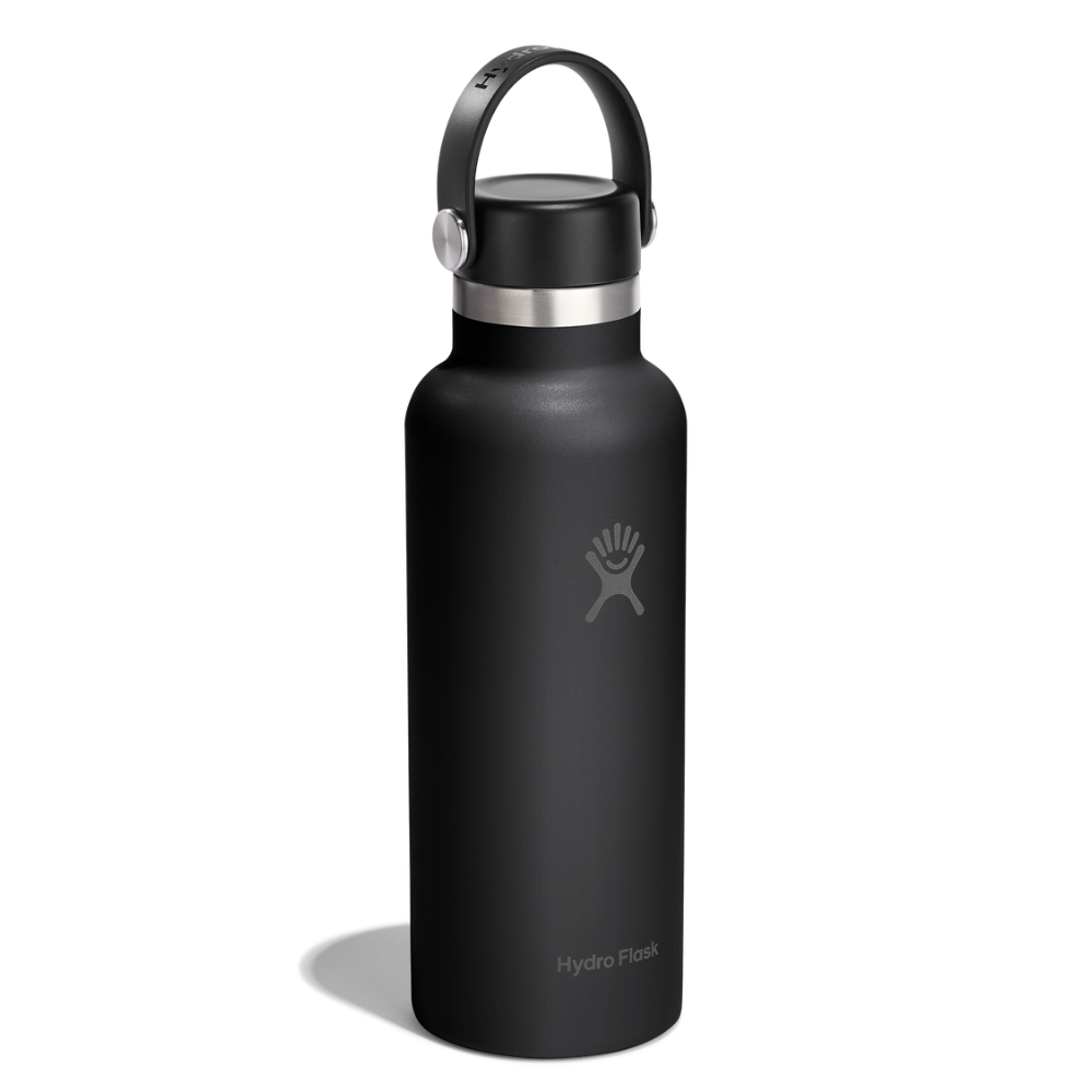 Hydro Flask Μπουκάλι Standard Mouth Flex Cap 532 ml – Black (S18CSX001)