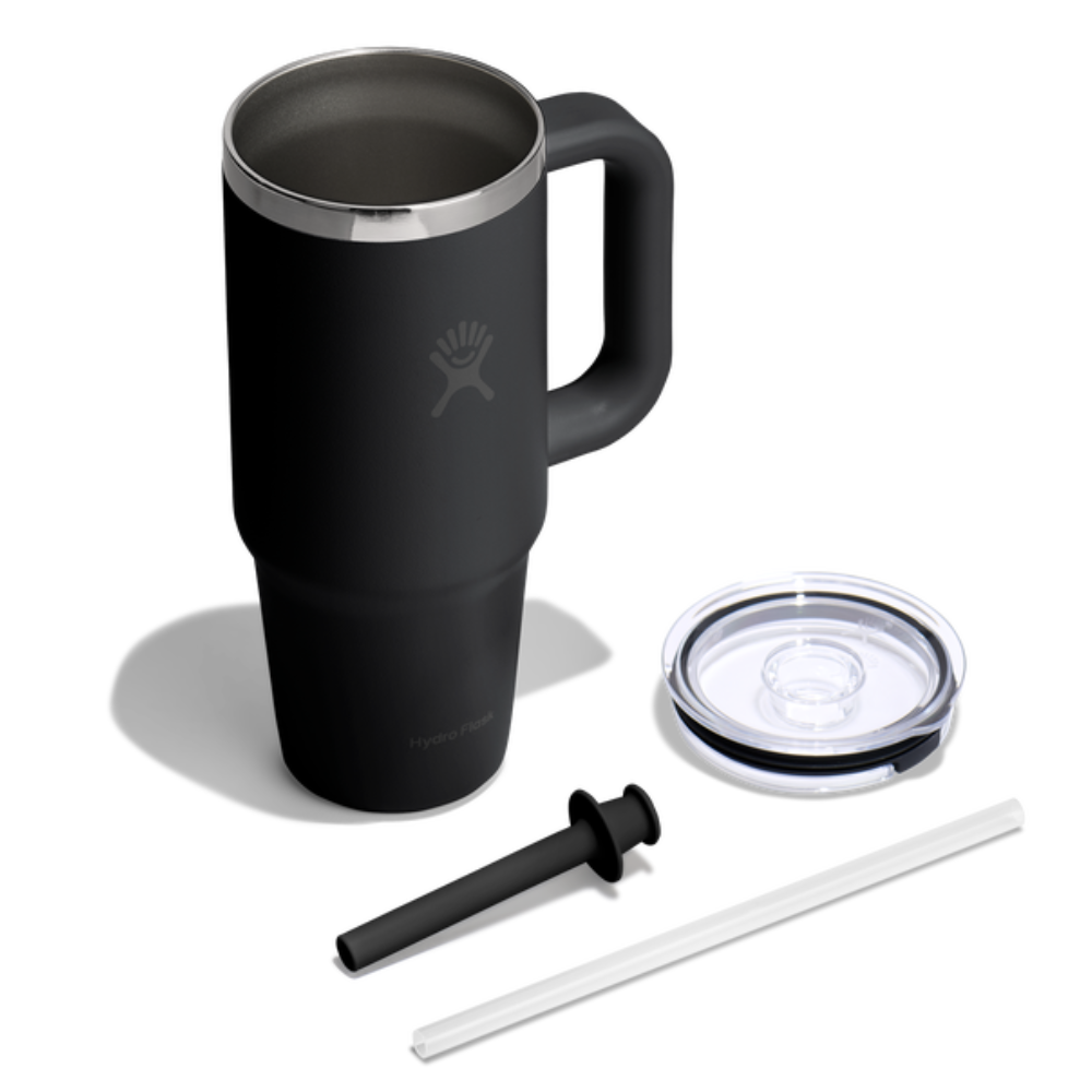 Hydro Flask Ποτήρι All Around™ Travel Tumbler Clear Lid 710 ml – Black (TT24PSCC001)