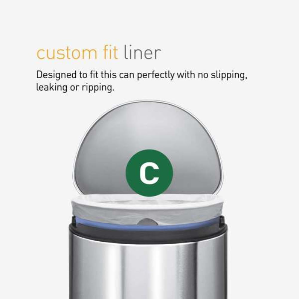 Simplehuman code C custom fit liners, 20 pack (CW0162)