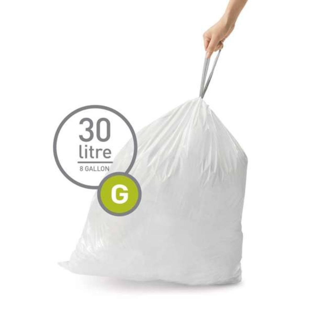 Simplehuman code G custom fit liners, 20 pack (CW0166)