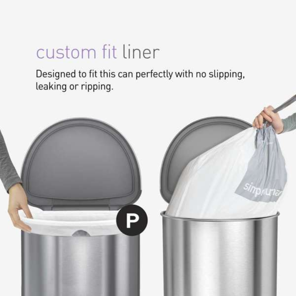 Simplehuman code P custom fit liners, 20 pack (CW0175)