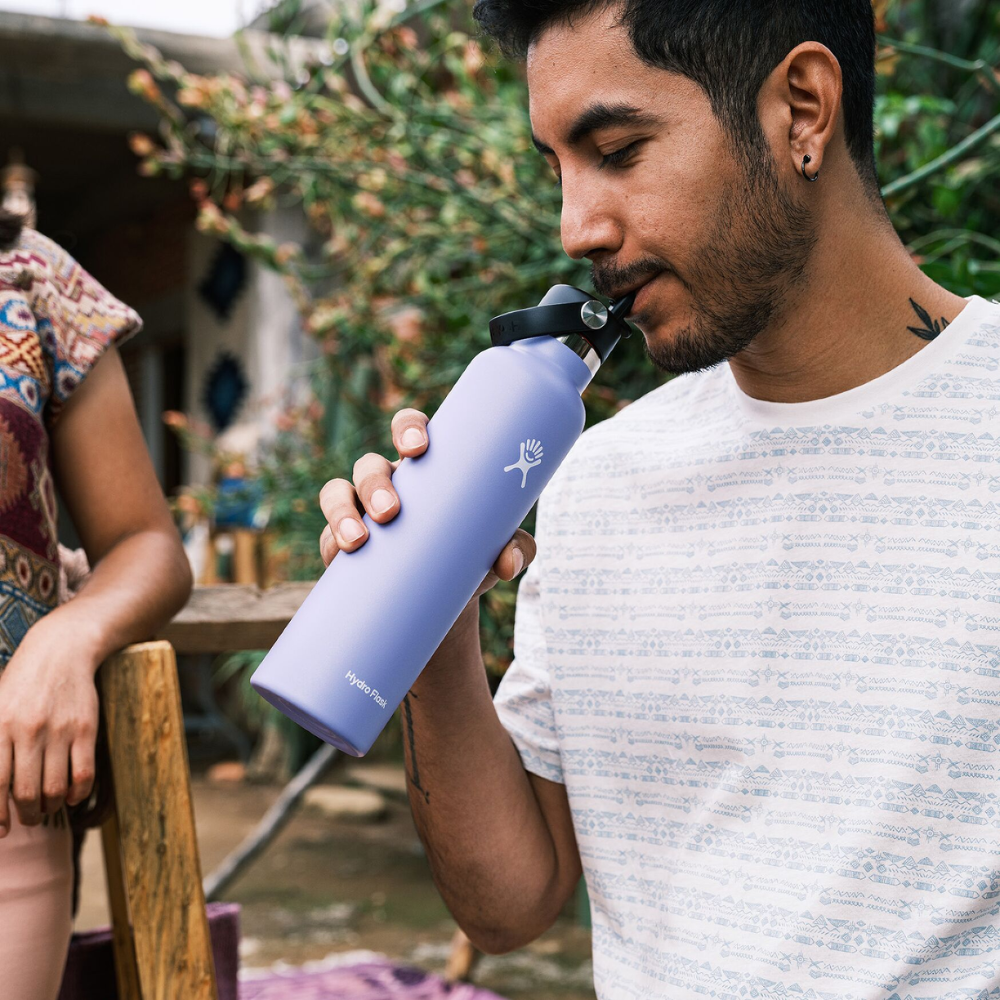 Hydro Flask Μπουκάλι Standard Mouth Flex Straw Cap 621 ml – Oat (S21CFS114)