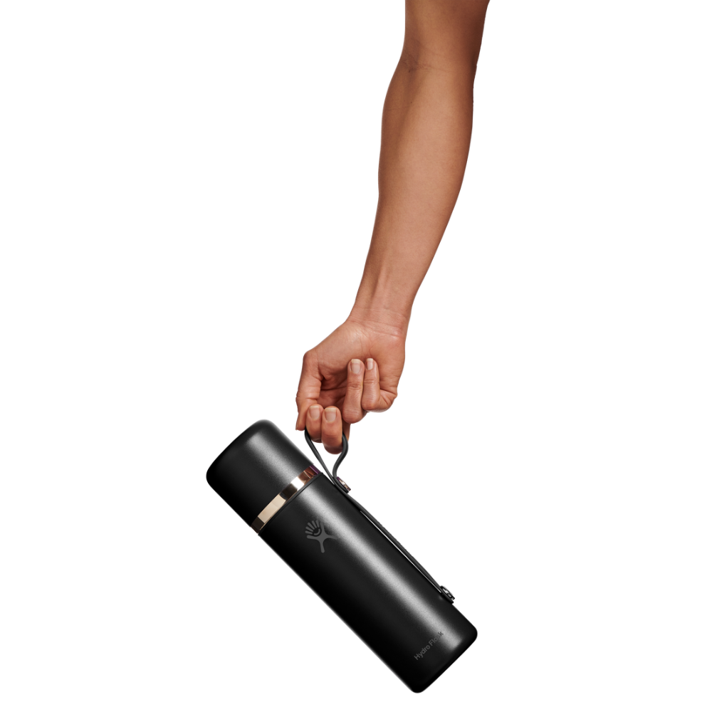 Hydro Flask Θερμός με Κούπα Hot Flask & Cup 828 ml – Black (FLC28001)