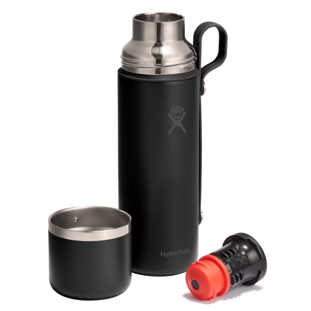 Hydro Flask Θερμός με Κούπα Hot Flask & Cup 828 ml – Black (FLC28001)