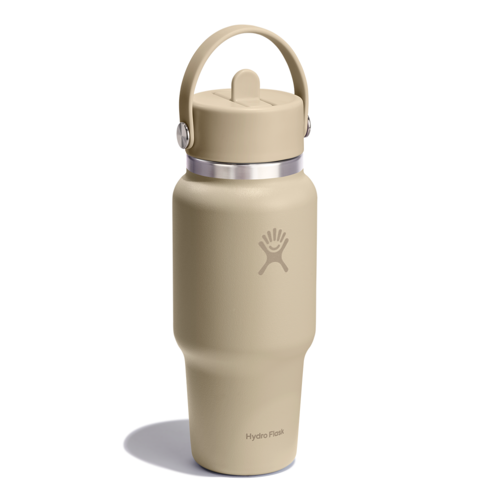 Hydro Flask Μπουκάλι Wide Mouth Flex Straw Travel 710 ml – Oat (WT24CFS114)