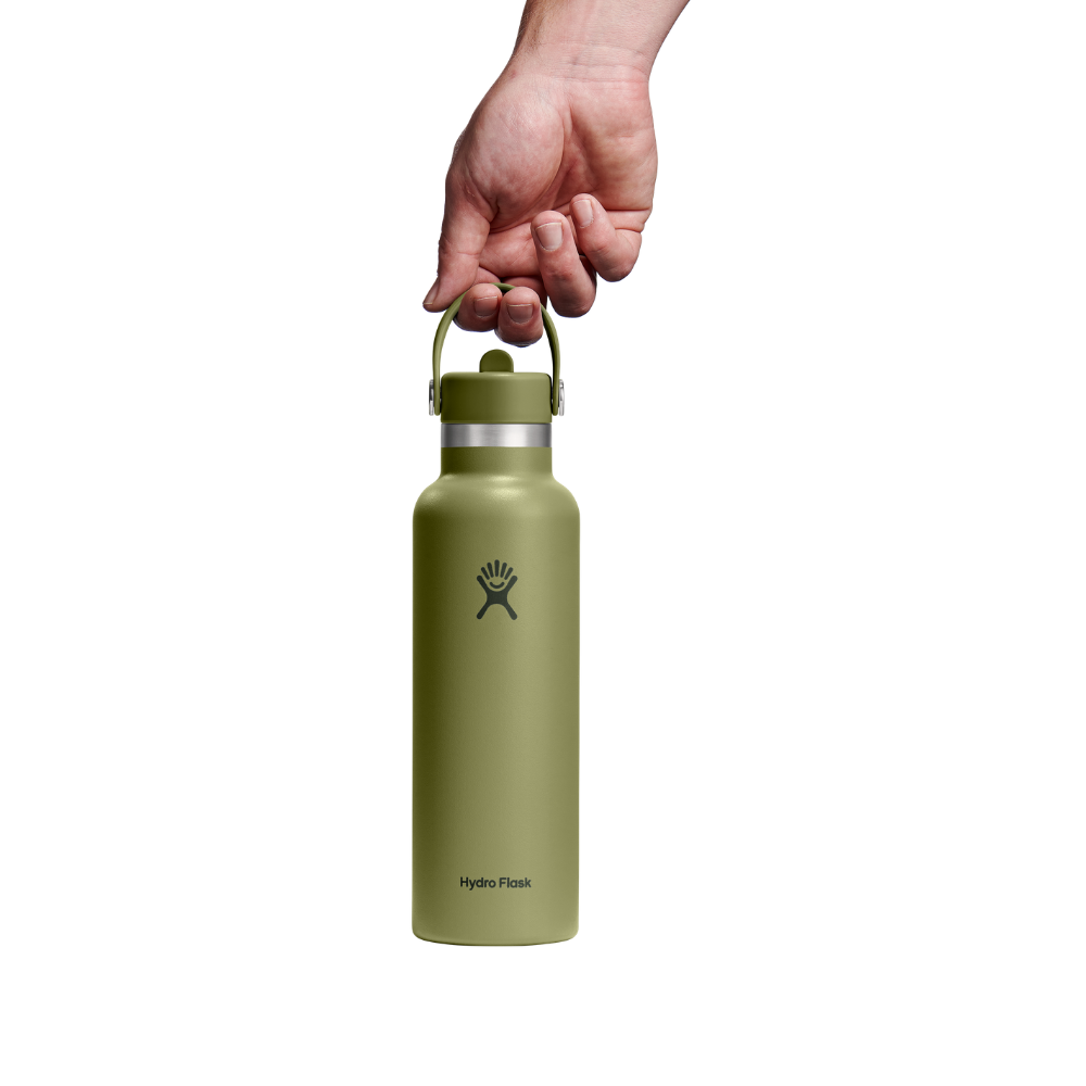 Hydro Flask Μπουκάλι Standard Mouth Flex Straw Cap 621 ml – Palmer Green (S21CFS346)