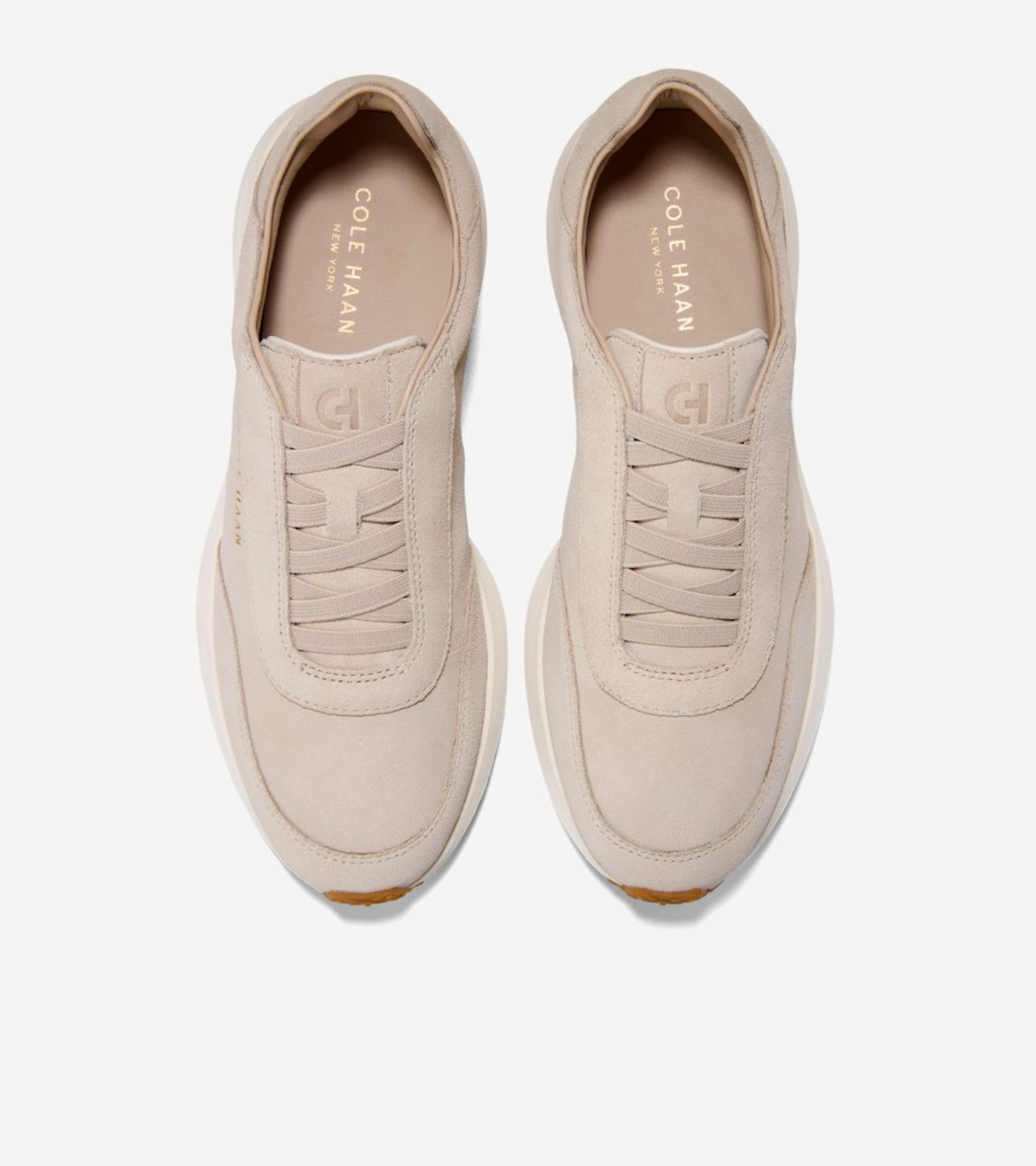 Γυναικεία GrandPrø Luxe Mile Slip-On Sneakers Ch Lt Sesame Suede (W37803B) - Cole Haan