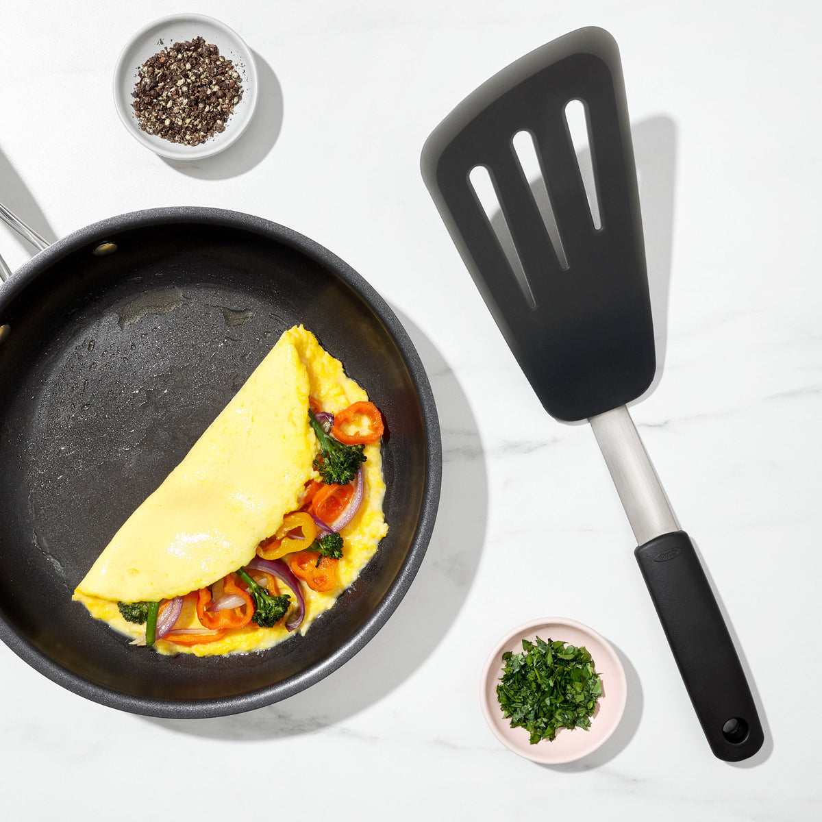 OXO Σπάτουλα Σιλικόνης Omelet Turner (1071532)