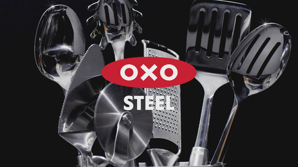 Φόρτωση βίντεο: OXO Κουτάλα Ανοξείδωτη (3120100)