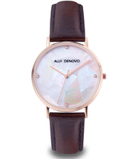 ALLY DENOVO AF5003-2 GAIA PEARL white shell dark brown