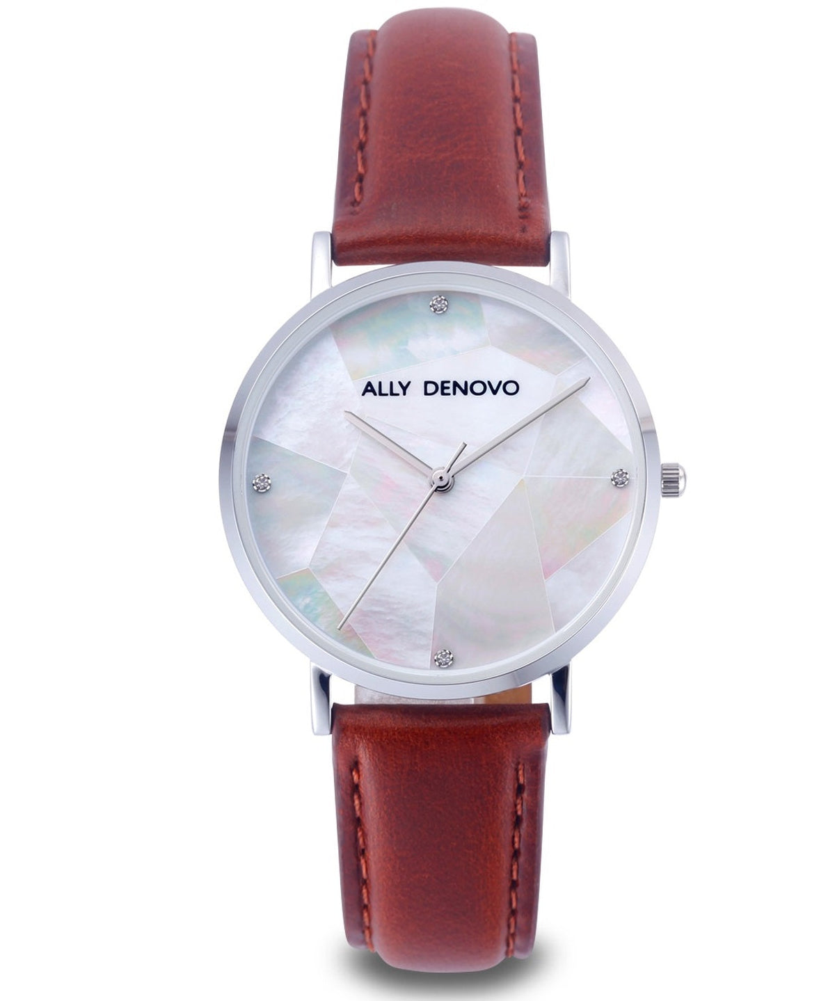 ALLY DENOVO AF5003.1 Gaia Pearl Silver White / Tan  36mm