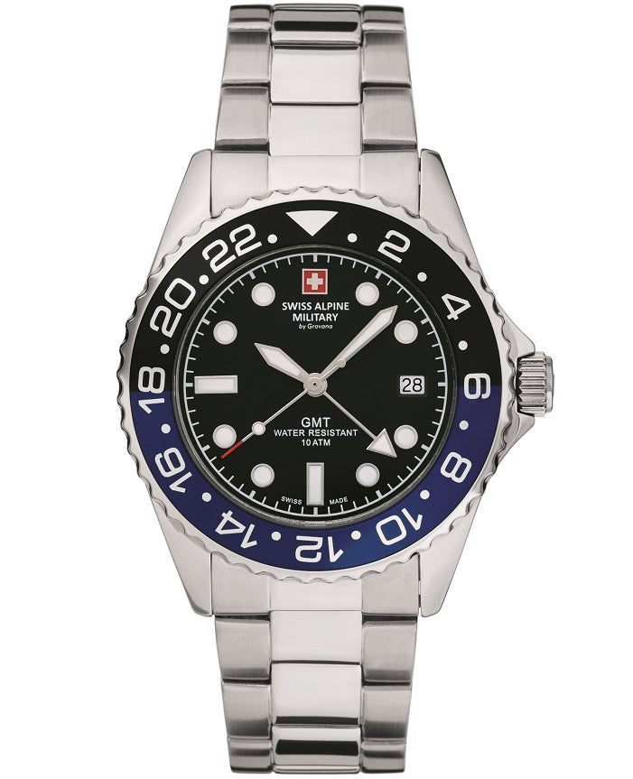 Ρολόι Swiss Alpine Military GMT SAM7052.1132 Quartz - Ανδρικό