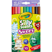 Crayola 10 Washable Fineline Scented Markers